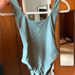 Aerie Olive Green One Piece with low back